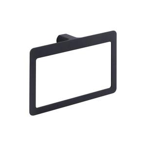 Gedy - Nástenný vešiak na uteráky PIRENEI 15x23 cm matná čierna PI7014 vyobraziť