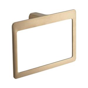 Gedy - Nástenný vešiak na uteráky PIRENEI 15x23 cm matná zlatá PI7088 vyobraziť