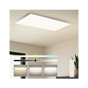 Brilagi - LED stmievateľné stropné svietidlo SLIMFRAME LED/80W/230V 120x60 cm biele + diaľkové ovládanie BRI777 vyobraziť
