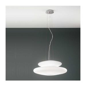 Ondaluce - Závesný luster PAGODA na lane 3xE27/15W/230V + 2xE27/15W, priemer 50 cm, biela SO.PAGODA/50 vyobraziť