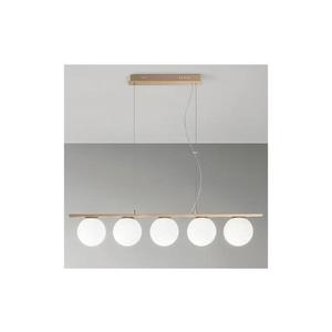 Ondaluce - Luster na lankách MONILE 5xE14/10W/230V zlatá/biela SO.MONILE/5-ORO vyobraziť