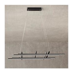 Ondaluce - LED stmievateľný luster na lanku MOVIDA LED/114W/230V čierna SO.MOVIDA/NERO vyobraziť