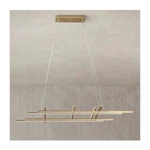 Ondaluce - LED Stmievateľný luster na lane MOVIDA LED/114W/230V zlatý SO.MOVIDA/ORO vyobraziť