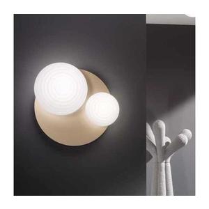 Ondaluce - Nástenné svietidlo TONDO 1xE14/10W/230V + 1xE27/15W zlatá/biela PL.TONDO/2-ORO vyobraziť