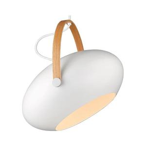 Halo Design 734375 - Závesný luster na lanku DC 1xE27/40W/230V Ø 40 cm biela/dub 734375 vyobraziť