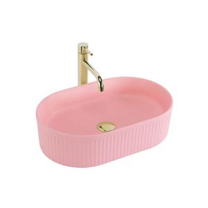 REA-U6376 - Umývadlo na dosku VANDA 31x49 cm keramika/matná ružová REA-U6376 vyobraziť