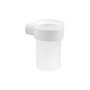 Gedy - Nástenný stojan na zubné kefky PIRENEI mliečne sklo/biela PI1002 vyobraziť