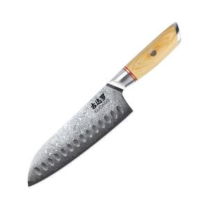 Gudaro - Damaškový Santoku kuchynský nôž HIKARI 7", 67 vrstiev ocele, dĺžka 17, 5cm GD1005-D vyobraziť