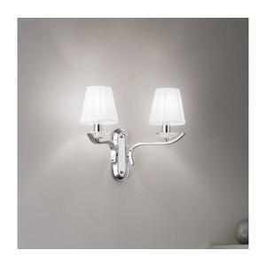 Ideal Lux - Krištáľové nástenné svietidlo PEGASO 2xE14/28W/230V lesklý chróm 059211 vyobraziť