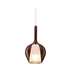 Ideal Lux - Závesný luster KALIQUE na lanku 1xE27/42W/230V priemer 18 cm dymovo-medený 359915 vyobraziť