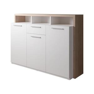 Komoda LEBY dub sonoma/biela 5907758726242 vyobraziť