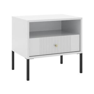 Nočný stolík LUE biely/čierny 5904804553869 vyobraziť