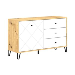 Komoda SULA dub artisan/biela 5904804586102 vyobraziť