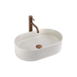 REA-U7342 - Umývadlo na dosku VANDA 31x49 cm keramika/béžová/imitácia kameňa REA-U7342 vyobraziť