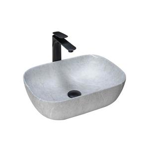 REA-U3801 - Umývadlo na dosku LIVIA 33, 5x46, 5 cm keramika/sivá/imitácia kameňa REA-U3801 vyobraziť