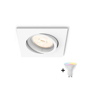 Philips - LED RGBW Stmievateľné podhľadové svietidlo DONEGAL 1xGU10/4, 8W/230V + DO P1940+AI2363 vyobraziť