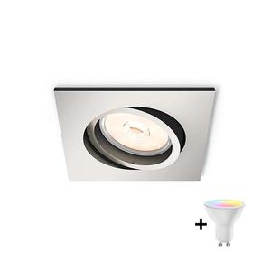 Philips - LED RGBW stmievateľné podhľadové svietidlo DONEGAL 1xGU10/4, 8W/230V + DO P1939+AI2363 vyobraziť