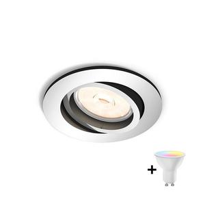 Philips - LED RGBW stmievateľné podhľadové svietidlo DONEGAL 1xGU10/4, 8W/230V + DO P1931+AI2363 vyobraziť
