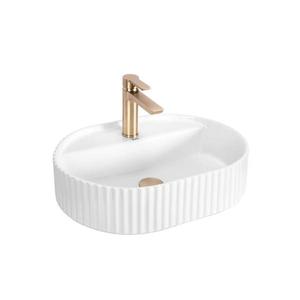 REA-U4003 - Umývadlo na dosku MARCELA 35, 5x50 cm keramika/lesklá biela REA-U4003 vyobraziť