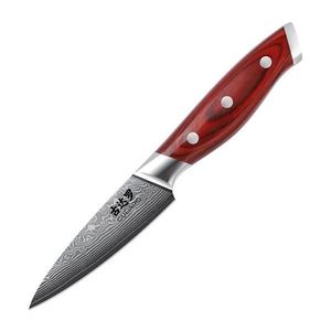 Gudaro - Damaškový kuchynský nôž KENSHO 3, 5", 67 vrstiev ocele, dĺžka 9, 5 cm GD1002-A vyobraziť