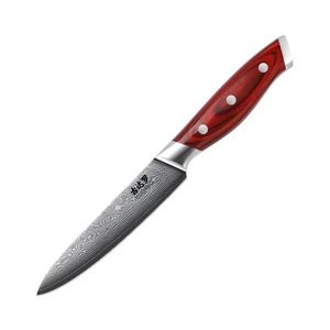 Gudaro - Damaškový univerzálny kuchynský nôž KENSHO 5", dĺžka 12, 5 cm GD1002-B vyobraziť