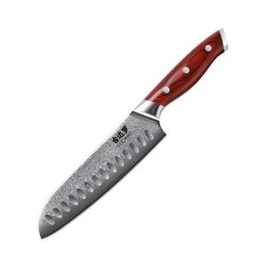 Gudaro -Damaškový Santoku kuchynský nôž KENSHO 7", 67 vrstiev ocele, dĺžka 17, 5cm GD1002-E vyobraziť