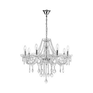 Light Prestige Luster na reťazi CRISTALLO 8xE14/60W/230V lesklý chróm LP-2940/8P vyobraziť