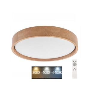 Brilagi - LED Stmievateľné stropné svietidlo MANAROLA LED/24W/230V dub + DO vyobraziť