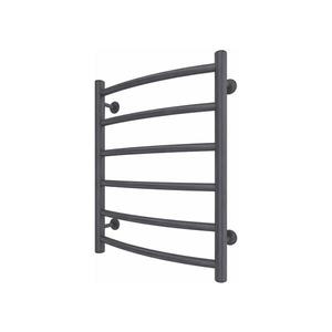 Mario-Radiators Kúpeľňový rebríkový radiátor INOX CLASSIC 120W/230V 57x43 cm nerezová oceľ/antracit 1.4.048071.GR vyobraziť