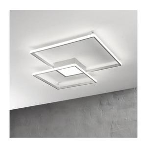 Ondaluce - LED Stmievateľné stropné svietidlo DOWEL LED/46W/230V 55x55 cm strieborné PL.DOWEL/SILVER-PC vyobraziť
