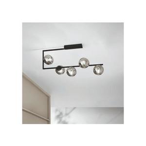 Ondaluce - Luster na tyči MONILE 5xE14/10W/230V čierna/dymová čierna PL.MONILE/NERO vyobraziť