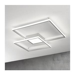 Ondaluce - LED stmievateľné stropné svietidlo DOWEL LED/60W/230V 75x75 cm strieborné PL.DOWEL/SILVER-GR vyobraziť