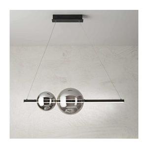 Ondaluce - LED Stmievateľný luster na lanku FUFI LED/40W/230V čierna/dýmovo čierna SO.FUFI/NERO vyobraziť