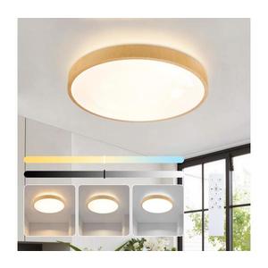 Brilagi-LED Stmievateľné svietidlo GLASS POOL DOUBLE LED/48W/230V 40 cm drevený dekor+DO BRI743 vyobraziť