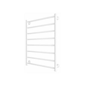 Mario-Radiators Kúpeľňový rebríkový radiátor INOX FLAT 163W/230V 77x53 cm nerezová/biela 1.137.047735.WM vyobraziť