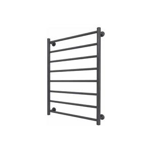 Mario-Radiators Kúpeľňový rebríkový radiátor INOX FLAT 163W/230V 77x53 cm nerezová oceľ/antracit 1.4.048083.GR vyobraziť