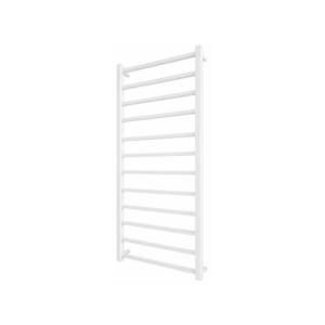 Mario-Radiators Kúpeľňový rebríkový radiátor INOX TOKIO 233W/230V 117x53 cm nerez/biela 1.137.047801.WM vyobraziť