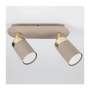 Brilagi - Bodové svietidlo POKER 2xGU10/25W/230V béžová 5902693723561 vyobraziť