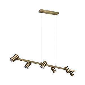 Trio - Závesný luster MARLEY na lanku 6xGU10/35W/230V mosadz 302400604 vyobraziť