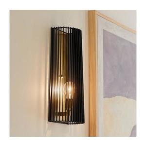 Elstead Quintiesse QN-LINARA1-BK - Nástenné svietidlo LINARA 1xE27/60W/230V čierna/zlatá QN-LINARA1-BK vyobraziť