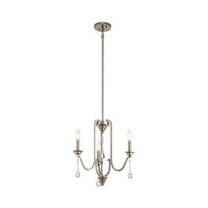 Elstead Quintiesse QN-KARLEE3 - Luster na tyči KARLEE 3xE14/60W/230V matný chróm QN-KARLEE3 vyobraziť