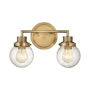 Elstead Quintiesse QN-POPPY2-HB-BATH - Kúpeľňové nástenné svietidlo POPPY 2xE27/60W/230V IP44 zlatá QN-POPPY2-HB-BATH vyobraziť