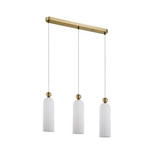 Light Prestige Závesný luster PIEGA na lanku 3xE14/40W/230V mosadz/biela LP-939/3L white vyobraziť