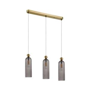 Light Prestige Závesný luster na lanku PIEGA 3xE14/40W/230V mosadz/dymovo čierna LP-939/3L smoked vyobraziť