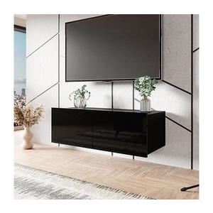 MIRJAN 24 Nástenná skrinka CALABRINI 34x105 cm čierna vyobraziť