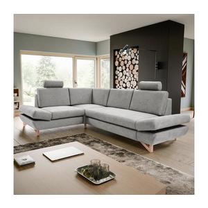 Rozkladacia rohová čalúnená sedacia súprava AVESTA s úložným priestorom do L, ľavé prevedenie, sivá 8590828984412 vyobraziť