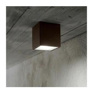 Ideal Lux - Vonkajšie bodové svietidlo TECHO 1xGU10/20W/230V 15x15 cm IP54 hnedé 251547 vyobraziť