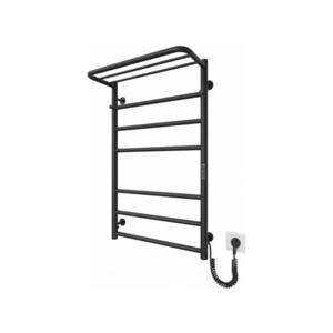 Mario-Radiators Kúpeľňový rebríkový radiátor HOME 95W/230V 77x53 cm nerez/čierny pravý 2.9.046201.BM vyobraziť