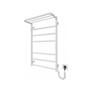 Mario-Radiators Kúpeľňový rebríkový radiátor HOME 95W/230V 77x53 cm nerezový/biely pravý 2.9.046190.WM vyobraziť