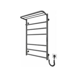 Mario-Radiators Kúpeľňový rebríkový radiátor HOME 95W/230V 77x53 cm nerez/antracit pravý 2.9.045893.GR vyobraziť